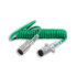 EL27072 by POWER PRODUCTS - Coiled 7-Way Electric Cord - Primary ABS, 15’, Green