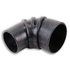 RE50X40 by POWER PRODUCTS - Elbow, Rubber, Reducing 5 To 4, 90 Degree