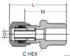 N68-6-4 by POWER PRODUCTS - Connector Male, Brass, 3/8 x 1/4, for Nylon Tubing