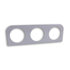 CLT340 by POWER PRODUCTS - Round Lights 3 Hole Light Bracket - Stainless Steel