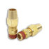 A68-8-6 by POWER PRODUCTS - Air Brake Male Connector, Brass, 1/2 x 3/8, with Threaded Seal, for Copper Tubing