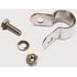 70931 by CHAM-CAL - Open Road Clamp, 3/4" Tube, 1/4" Holes, Stainless Steel