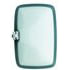 41304 by CHAM-CAL - Open Road 6 1/2"x 10" Step Van Mirror, Flat Glass, Painted White