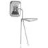 50401 by CHAM-CAL - Open Road 7 1/2"x 10 1/2" Medium Duty Large Tripod Mirror Assembly, Stainless Steel
