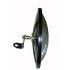 10853 by CHAM-CAL - Open Road 8 1/2" "Semi-Bubble" Convex Mirror, Painted Black
