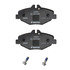 MDB 2539 by MINTEX - Disc Brake Pad for MERCEDES BENZ