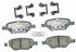 Raybestos ATD1033C Disc Brake Pad Set Brake Parts Inc Raybestos AT Overstock Ceramic Disc Brake Pad Set
