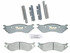 ATD842M by RAYBESTOS - Brake Parts Inc Raybestos AT Overstock Metallic Disc Brake Pad Set