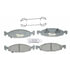 Raybestos ATD790C Disc Brake Pad Set Brake Parts Inc Raybestos AT Overstock Ceramic Disc Brake Pad Set