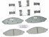 ATD931C by RAYBESTOS - Brake Parts Inc Raybestos AT Overstock Ceramic Disc Brake Pad Set