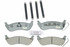 ATD932C by RAYBESTOS - Brake Parts Inc Raybestos AT Overstock Ceramic Disc Brake Pad Set