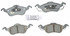ATD816C by RAYBESTOS - Brake Parts Inc Raybestos AT Overstock Ceramic Disc Brake Pad Set