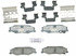 ATD732C by RAYBESTOS - Brake Parts Inc Raybestos AT Overstock Ceramic Disc Brake Pad Set