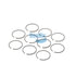 Bendix 225515N Air Brake Compressor Piston Ring Set Piston Ring Kit