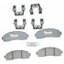 ATD833C by RAYBESTOS - Brake Parts Inc Raybestos AT Overstock Ceramic Disc Brake Pad Set