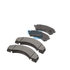 E10701840 by BENDIX - Formula Blue™ Hydraulic Brake Pads - Semi-Metallic, Without Shims