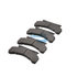 E10702240 by BENDIX - Formula Blue™ Hydraulic Brake Pads - Semi-Metallic, Without Shims