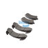 E10702250 by BENDIX - Formula Blue™ Hydraulic Brake Pads - Semi-Metallic, Without Shims