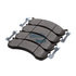 E10907861 by BENDIX - Formula Blue™ Hydraulic Brake Pads - Premium Semi-Metallic, With Shims, Front or Rear, 7654-D786 FMSI