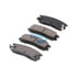 E11006980 by BENDIX - Formula Blue™ Hydraulic Brake Pads - Ceramic, With Shims, Rear, 7387-D698, 7387-D814 FMSI