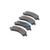 E11009741 by BENDIX - Formula Blue™ Hydraulic Brake Pads - Ceramic, With Shims, Rear, 7881-D974 FMSI