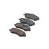 E11012730 by BENDIX - Formula Blue™ Hydraulic Brake Pads - Heavy Duty Ceramic, With Shims, Front, 8389-D1273, 8389-D1327, 8439-D1327, 8481-D1327 FMSI