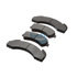 E11102250 by BENDIX - Formula Blue™ Hydraulic Brake Pads - Heavy Duty Extended Wear, With Shims, Front or Rear, 7142-D225, 7808-D225, 7813-D225, 7818-D225, 7819-D225 FMSI