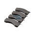E11107690 by BENDIX - Formula Blue™ Hydraulic Brake Pads - Heavy Duty Extended Wear, With Shims, Front or Rear, 7636-D769, 7636-D1032 FMSI