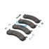 E11107861 by BENDIX - Formula Blue™ Hydraulic Brake Pads - Heavy Duty Extended Wear, With Shims, Front or Rear, 7654-D786 FMSI