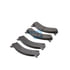 E11109090 by BENDIX - Formula Blue™ Hydraulic Brake Pads - Heavy Duty Extended Wear, With Shims, Rear, 7788-D909 FMSI