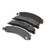 E11113350 by BENDIX - Formula Blue™ Hydraulic Brake Pads - Heavy Duty Extended Wear, With Shims, Front or Rear, 8446-D1335 FMSI