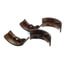 E11706850 by BENDIX - Formula Blue™ HD Riveted Brake Shoes - Rear, 1470-S685 (FMSI), 320 mm x 125 mm Brake Drum Diameter