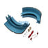 KT4726E2BA202R by BENDIX - RSD-Certified Friction Drum Brake Shoe Kit - Relined, 16-1/2 in. x 8-5/8 in., With Hardware, For Bendix® (Spicer®) Extended Service II Brakes