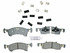 Raybestos ATD934C Disc Brake Pad Set Brake Parts Inc Raybestos AT Overstock Ceramic Disc Brake Pad Set
