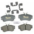 ATD841C by RAYBESTOS - Brake Parts Inc Raybestos AT Overstock Ceramic Disc Brake Pad Set