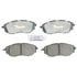 Raybestos ATD1078C Disc Brake Pad Set Brake Parts Inc Raybestos AT Overstock Ceramic Disc Brake Pad Set