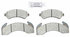 ATD225M by RAYBESTOS - Brake Parts Inc Raybestos AT Overstock Metallic Disc Brake Pad Set
