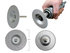 8151 by INNOVATIVE PRODUCTS OF AMERICA - 3" 3-in-1 Diamond Grinding Wheel, Industrial Diamond Abrasive