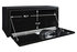 1703353 by BUYERS PRODUCTS - 14 x 12 x 30in. Black Steel Underbody Truck Box with T-Handle