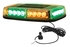 8891049 by BUYERS PRODUCTS - 11in. Rectangular Multi-Mount Amber/Green LED Mini Light Bar