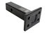PM84 by BUYERS PRODUCTS - Trailer Hitch Pintle Hook Mount - 2 in. Pintle Hook, 1 Position/9 in. Shank