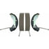855PG by RAYBESTOS - Raybestos Element3 Organic Brake Shoe