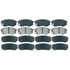 Raybestos ATD735M Disc Brake Pad Set Brake Parts Inc Raybestos AT Overstock Metallic Disc Brake Pad Set