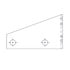 Freightliner 16-13457-002 Leveling Valve Linkage Bracket Leveling Valve Linkage Bracket - Left Hand, Mounting Angle, Air