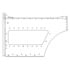 18-26582-000 by FREIGHTLINER - SKIRT DECK SBA LH 54F