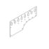 18-29371-001 by FREIGHTLINER - PLATE REINF BUNK 70 R