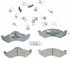 ATD746C by RAYBESTOS - Brake Parts Inc Raybestos AT Overstock Ceramic Disc Brake Pad Set