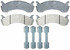 ATD786M by RAYBESTOS - Brake Parts Inc Raybestos AT Overstock Metallic Disc Brake Pad Set