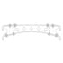 Freightliner A15-21154-004 Frame Crossmember X/M ASM 5PC 1/4 1/4