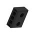 A17-18108-001 by FREIGHTLINER - Hood - Isolator Rear Support, Black, Polyurethane